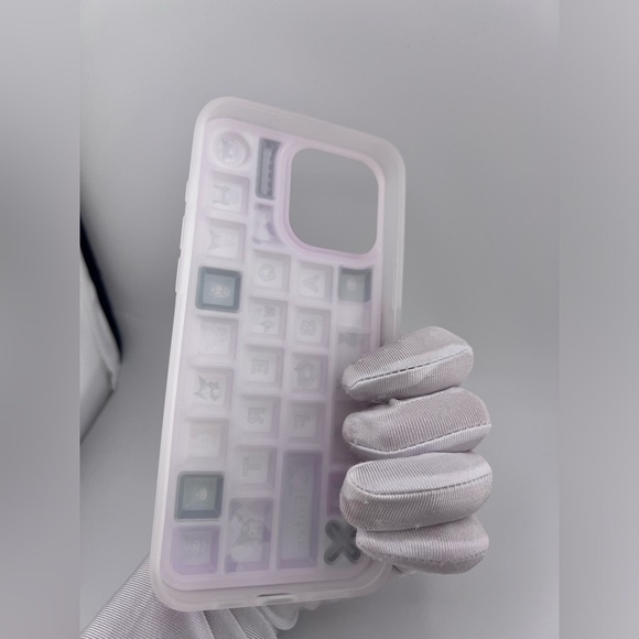 iPhone 16 Pro Max Case – Kuromi Keyboard Design in Pastel Purple - Picture 6 of 6